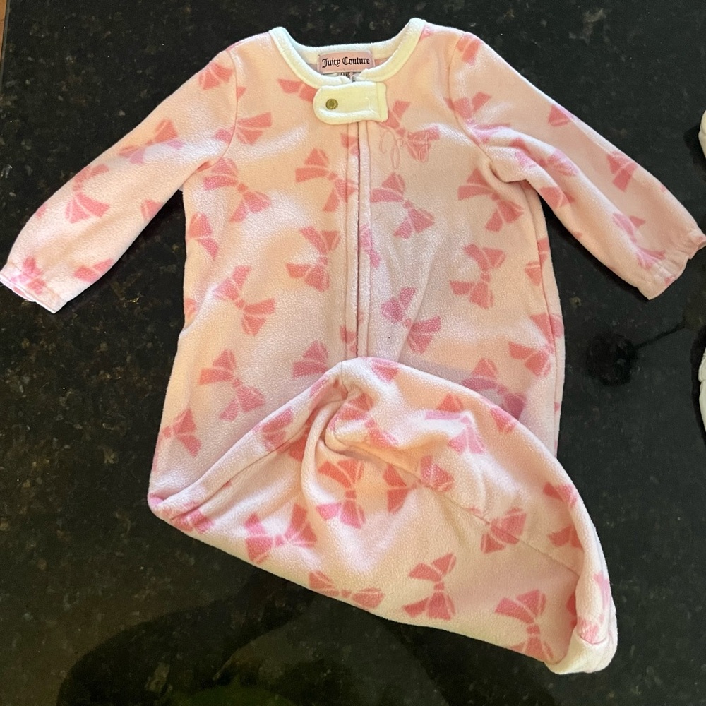 Juicy Couture Pink Bow Sleep Sack for Kids